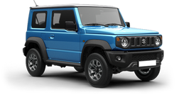 Suzuki Jimny Синий с черной крышей Brisk Blue Metallic + Bluish Black Pearl