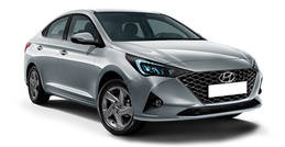 Hyundai Solaris Серебристый Sleek Silver